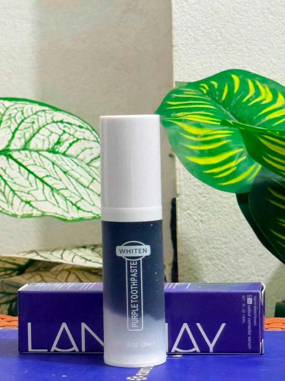 Lanemay V34 Color Corrector Purple Toothpaste 